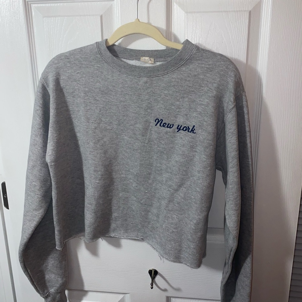 New York Cropped sweatshirt